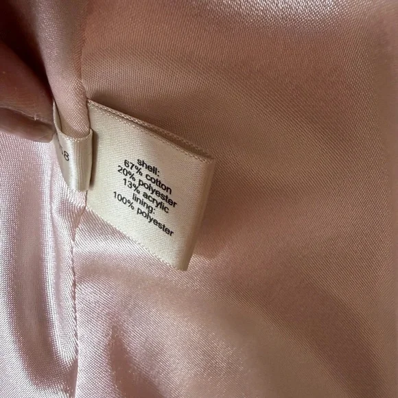 The Limited Scandal Collection Light Pink Peplum Gladiator Textured Blazer - Picture 10 of 10